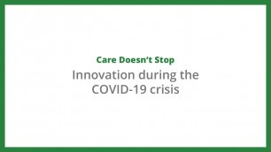 Care Doesn't Stop: Health Care Innovation