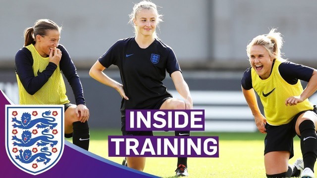 'Lionesses Prepare for Crunch Qualifier | Goalkeeper Drills and Sprints | Inside Training'