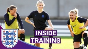 'Lionesses Prepare for Crunch Qualifier | Goalkeeper Drills and Sprints | Inside Training'