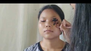 Black rose eye makeup tutorial