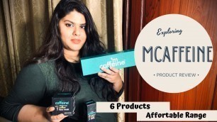 '6 MCaffeine Products Review | # ReviewWednesday | Priyas Beauty Channel'