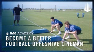 '3 Football Drills to Become a Better Offensive Lineman'