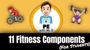 'Learn the 11 Fitness Components! PE Buddy'