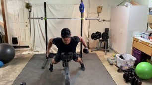 'Chest Supported Dumbbell Crossover Row'
