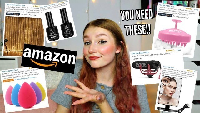 THINGS YOU NEED FROM AMAZON! Beauty Must Haves and Filming Gear!