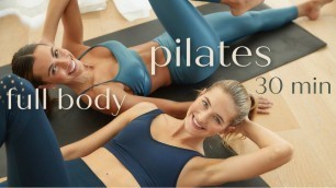 '30 MIN Full body Pilates workout  // Strengthen and Toning  | 14 Day Full Body Challenge'
