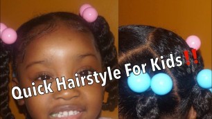 Quick Hair Styling For African American Toddler