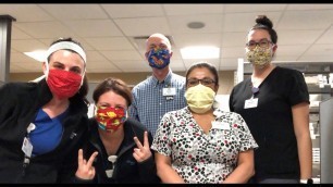 Our Heroes picture slide AdvocateAuroraHealth Burlington/Lakeland Patient Service Community COVID-19
