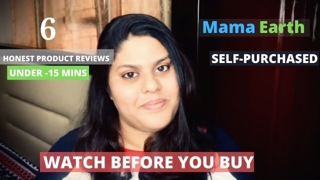 'MAMAEARTH PRODUCTS | MOST HONEST REVIEW | Priya Beauty Channel'
