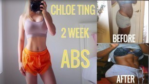 CHLOE TING | ABS IN 2 WEEKS?! | I TRIED CHLOE TING'S AB WORKOUTS, I WAS TOO BIG TO MOVE!