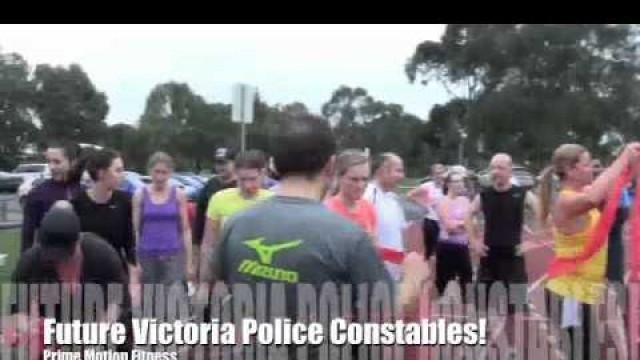 'Police Fitness Training - Cardio Circuit Training Session'