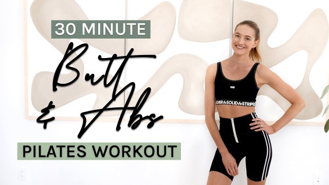 '30 Min Butt & Abs Model Pilates Workout | Sanne Vloet'