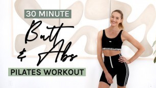 '30 Min Butt & Abs Model Pilates Workout | Sanne Vloet'