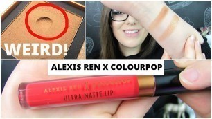 COLOURPOP X ALEXIS REN REVIEW, SWATCHES, & TRY ON + GIVEAWAY! | Does it work on pale skin?