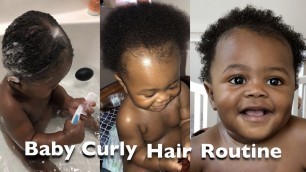 african american baby hair care| Baby boy hair routine!