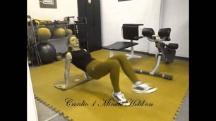 'Girls Fitness Workout - Sexy Butt , Cardio & Abs with Equipment Day - Fitness für Frauen  / Teil 21'