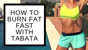 'How to Burn Fat Fast with Tabata Workout'