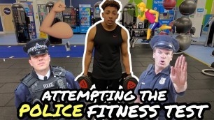 'BOXER Attempts The Police Fitness Test Without Practise...'