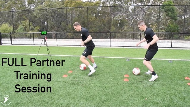 'Loads Of Different Partner Training Drills | High Intensity Football Training | Joner Football'