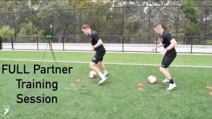 'Loads Of Different Partner Training Drills | High Intensity Football Training | Joner Football'