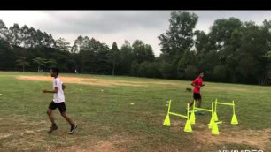 'football workout and drill challenge 1 vs 1'