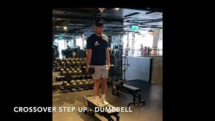 'Crossover Step up - Dumbbell'