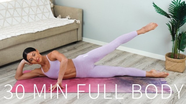 '30 MIN FULL BODY WORKOUT || At-Home Pilates (Intermediate)'