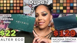 NEW Alter Ego Artemis Palette Review & Swatches | Natasha Denona Metropolis Palette Dupe
