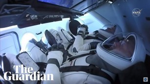 SpaceX Crew Dragon capsule prepares to dock at International Space Station – watch live