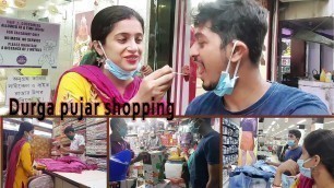'Bengali Vlog | Durga pujar shopping | samrat shopping | Smart beauty channel | SAMRAT&PRIYA | Habra'