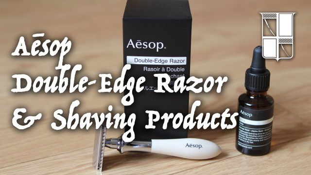 NEW! Aēsop (Aesop) [Edwin Jagger Plaza] Double-Edge Razor & Shaving/Skincare Products