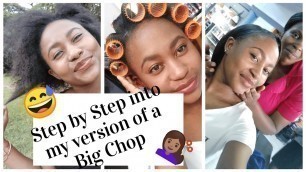 My version of the Big Chop| First Hair cut