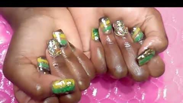 Watch Me Create Beautiful Short Nails Acrylic Nails At Home| Transformation!!!!!