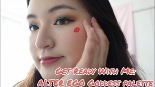 GRWM: using the Goddess Palette from Alter Ego, BEST DUPE for Natasha Denona! | Tiffani’s Diaries