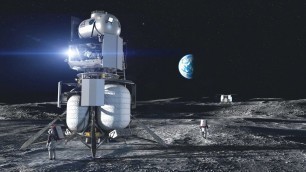 Blue Origin's 10 BILLION dollar lunar lander?! (SpaceX Lunar Starship information)