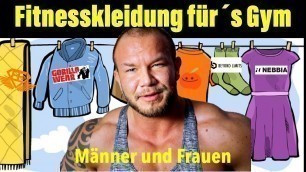 'Fitnesskleidung Männer und Frauen - Top 10 - was sind meine Lieblingssportmarken ?'