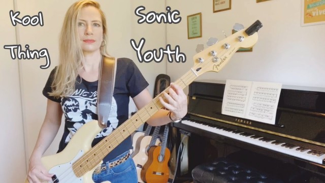 'Kool Thing - Sonic Youth / Jessica Bass Guitar'