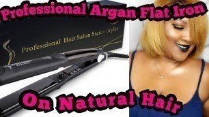 Steam Flat Iron On Natural Hair 