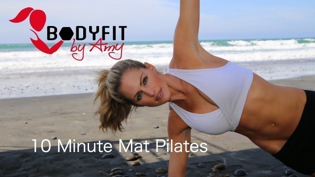 '10 Minute Mat Pilates Workout For a Strong Core'