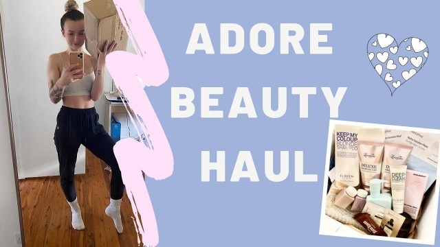 ADORE BEAUTY HAUL | shampoo, skincare & tan.