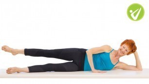 'Side Kick Pilates Exercise - Adrianne Crawford'