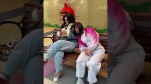 'American fitness girl prank VIDEO funny reaction tiktok meme Compilation #shorts'