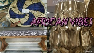 SHOP WITH ME: HOMEGOODS AFRICAN INSPO SUPER GLAM | SPRING HOME DECOR FINDS & IDEAS | FEBRUARY 2018