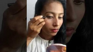'Simple eye look #shorts#shorts video|Mathurya beauty channel'