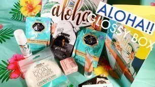 Glossy Box  | July 2020 Aloha Box Unboxing + Discount | Amazing Beauty Subscription Box!!