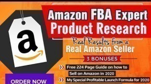 amazon product research for fba private label bonus 