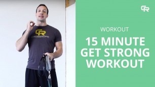'Jump Rope Workout – 15 Minute Get Strong Full-Body Workout'
