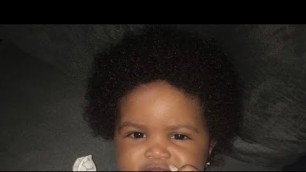 How to: KEEP YOUR BABY’S HAIR FROM BALDING | Jamaican Black castor oil | ASMR curly/Natural hair