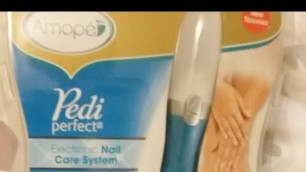 Pedi Perfect Electronic Nail Care System Review/Demo ($$ Tree) Does It Work? [Over50andFantabulous]