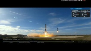 FALCON HEAVY START, ENGINE LANDING | LIVE FROM SPACEX [REPLAY]